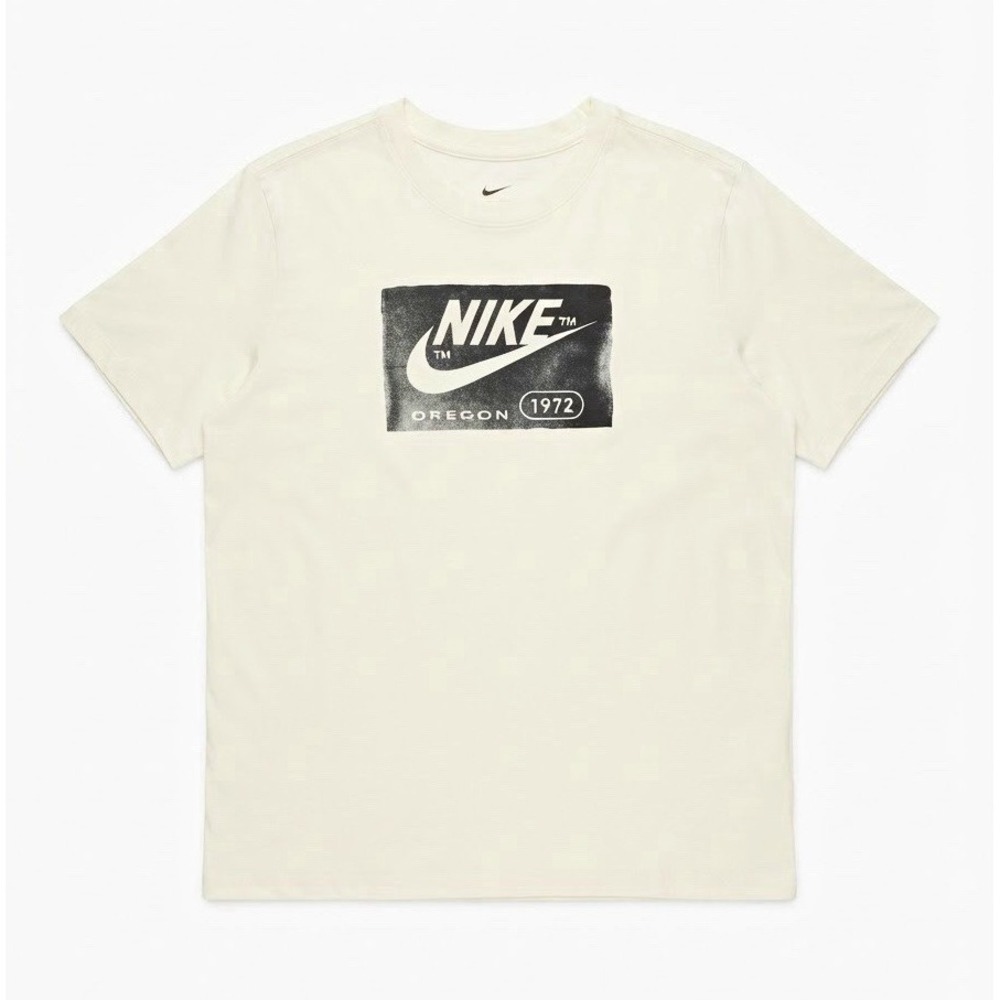 Nike Oregon 1972 Mens XL Logo Sportcore Graphic T-Shirt Beige